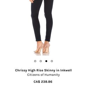 Chrissy High Rise Skinny in Inkwell